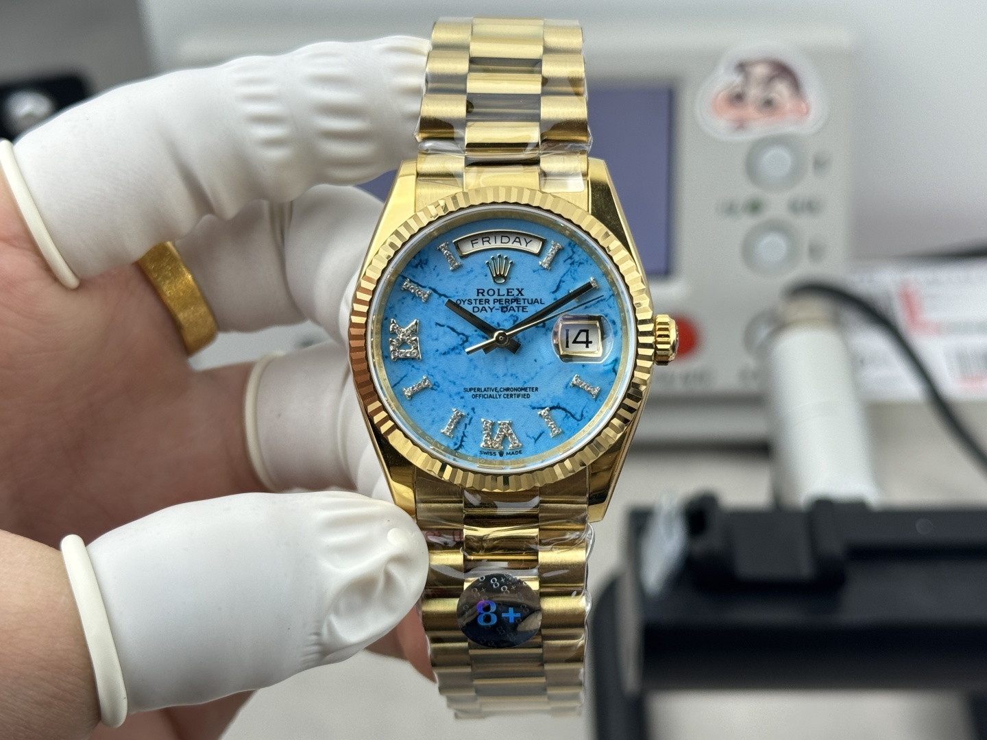 8+ | 3255 무브먼트 | 36mm | 데이데이트 Day-date 147g