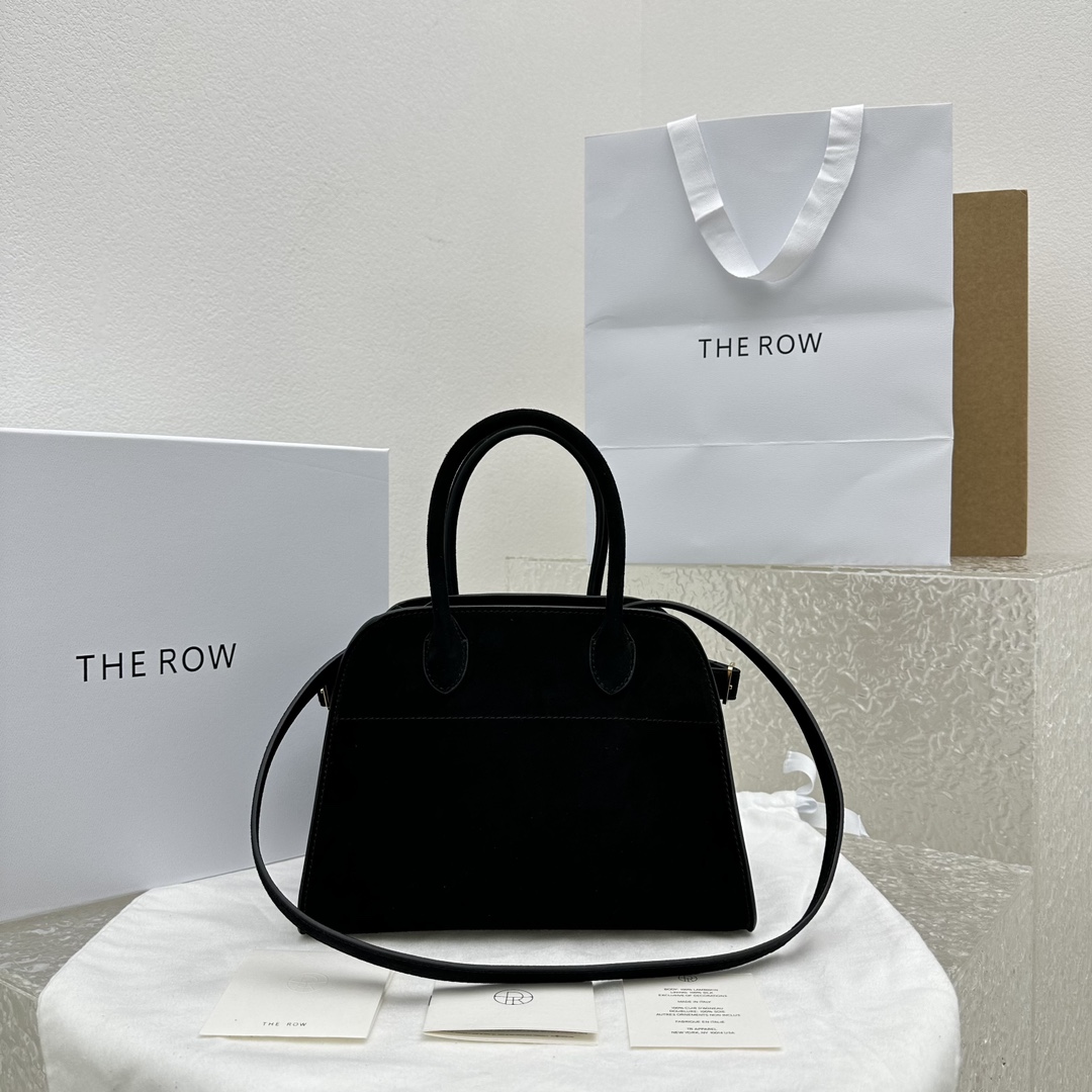 THE  ROW Margaux 10  가죽 백 26x17.5x21cm