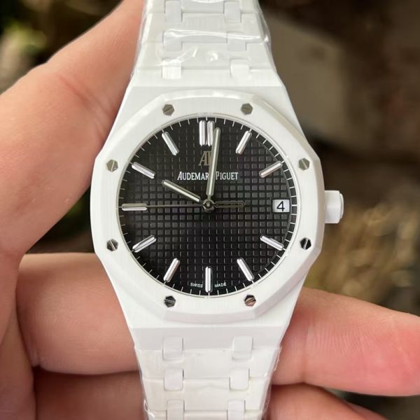 APS 공장｜4302 무브먼트｜41mm｜오데마피게 로열 오크 15500 풀 세라믹